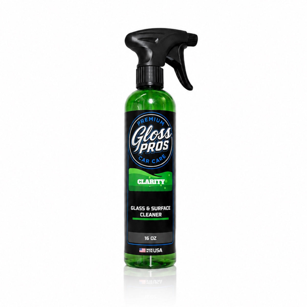 Glass cleaner spray bottle for automotive glass